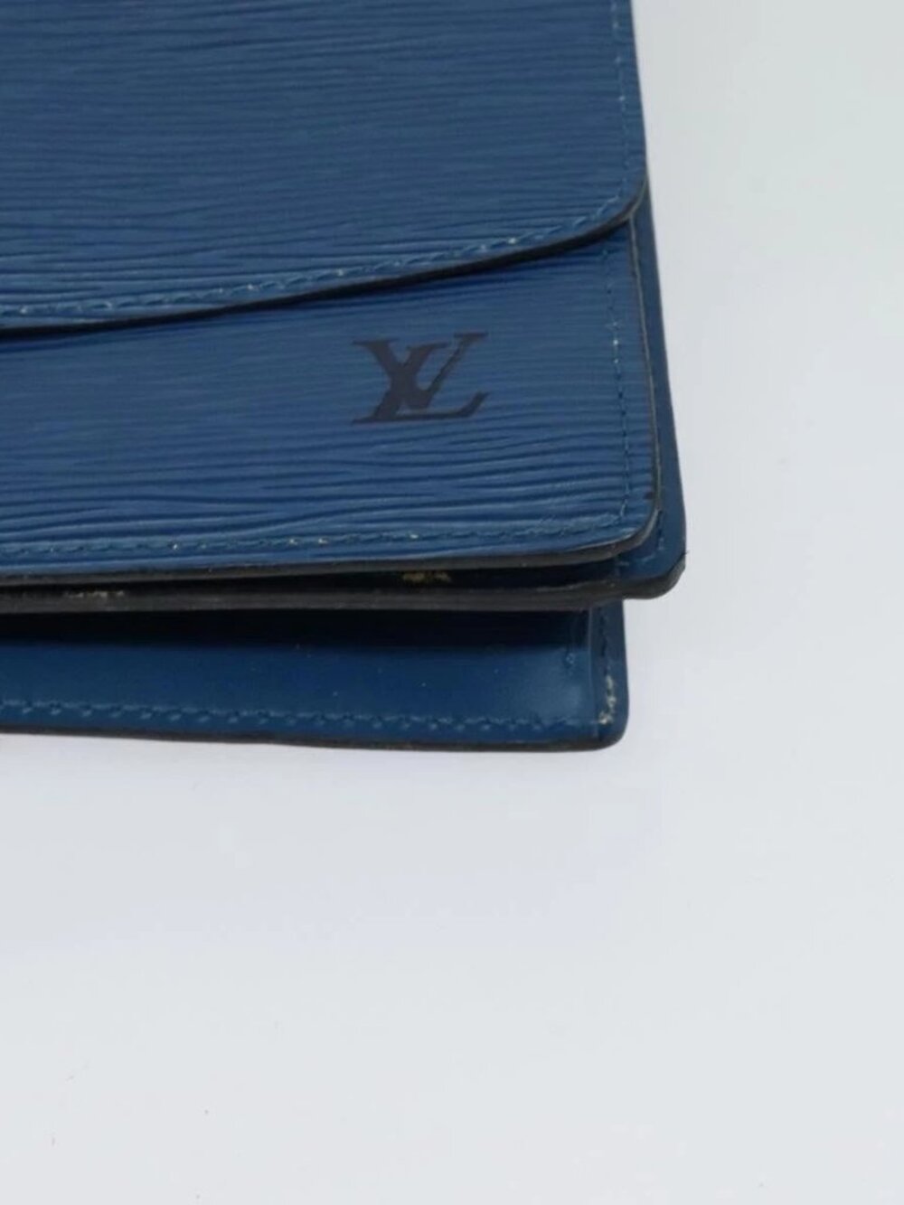 LOUIS VUITTON Epi Grenel Shoulder Bag Blue M52362 LV Auth ep8436 - Picture 3 of 16